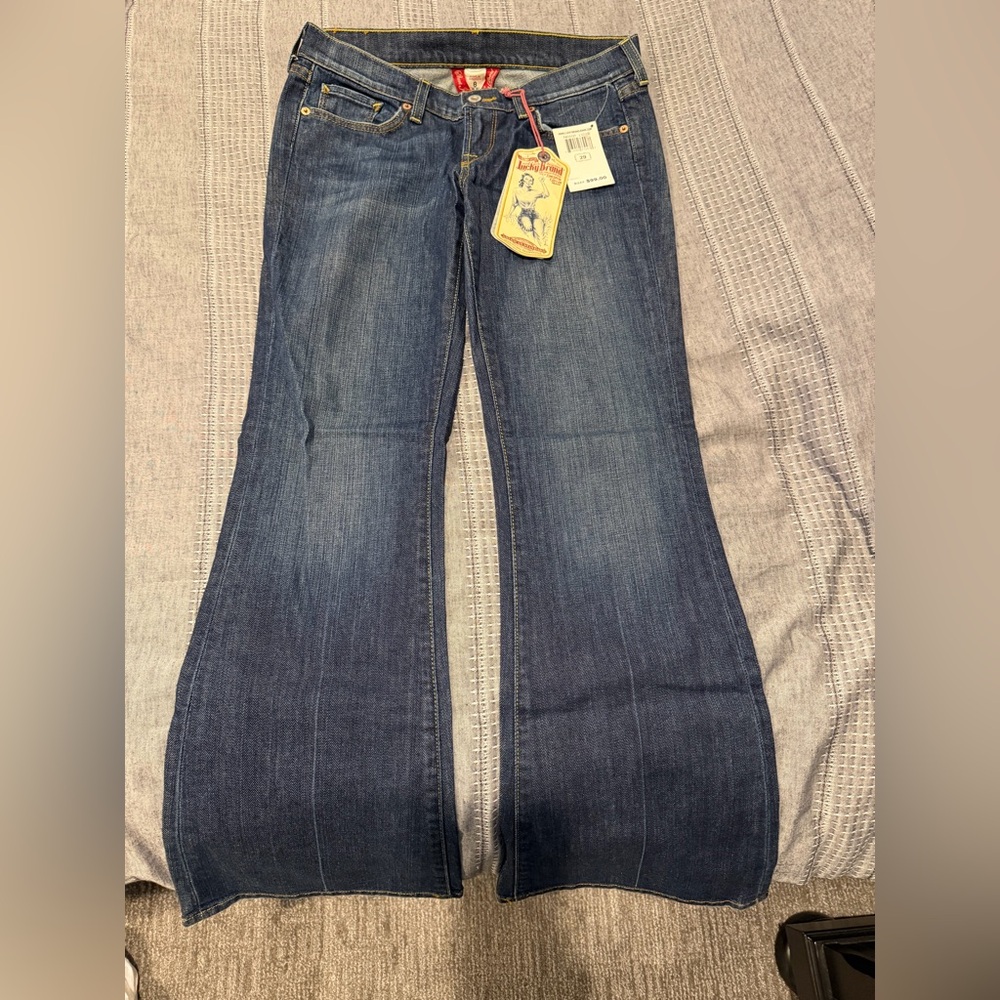 Lucky Brand Dark Blue Flare Jeans